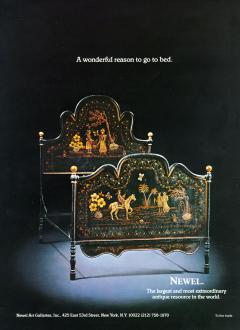 English Regency Style Chinoiserie Full Bed - 4629726