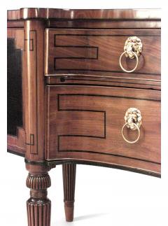 English Regency Style Mahogany Library Writing Desk - 4625883
