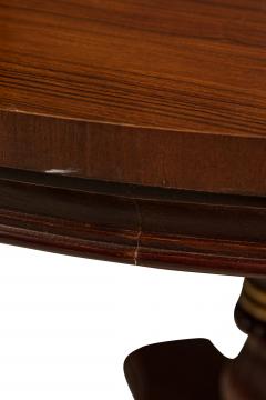 English Regency Style Mahogany Round Center Table - 4656701