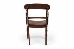 English Regency Style Mahogany Scroll Armchair - 4170404