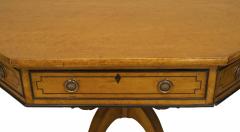English Regency Style Maple Center Table - 1424664