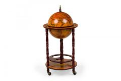 English Regency Style Novelty Mounted Globe Bar - 4667447