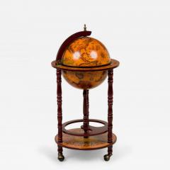English Regency Style Novelty Mounted Globe Bar - 4700731