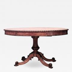 English Regency Style Satinwood Center Table - 1428274