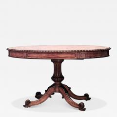 English Regency Style Satinwood Center Table - 4630875
