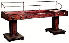 English Regency Style Walnut Sideboard - 2800244