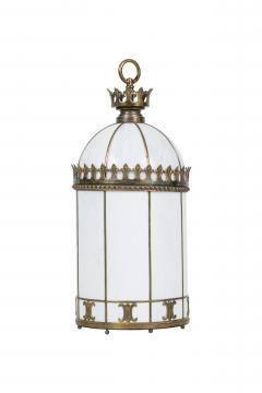 English Regency Style White Lantern - 4652067