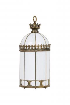 English Regency Style White Lantern - 4652069