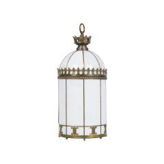 English Regency Style White Lantern - 4700395