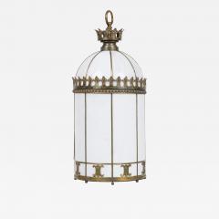 English Regency Style White Lantern - 4700515