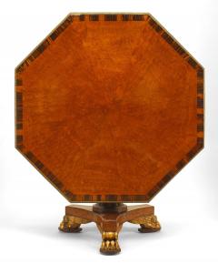 English Regency Thuya and Gilt Center Table - 1424286