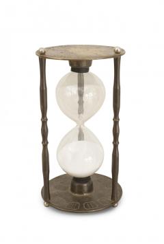 English Renaissance Brass Hour Glass - 4672875