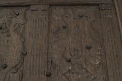 English Renaissance Carved Oak Paneled Room - 2800774