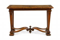 English Renaissance Console Table with Stretcher - 4170065