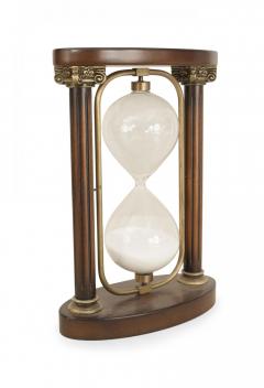 English Renaissance Mahogany Hour Glass - 4674898