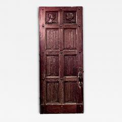 English Renaissance Revival Carved Oak Door - 4660026