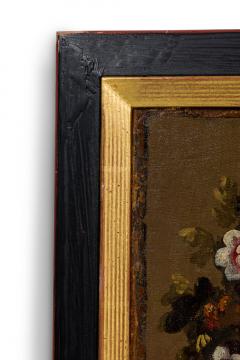 English Renaissance Style Heraldic Flag Oil on Canvas Painting - 4517322