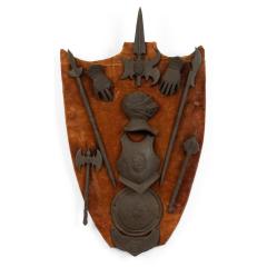 English Renaissance Style Miniature Shield - 4709312