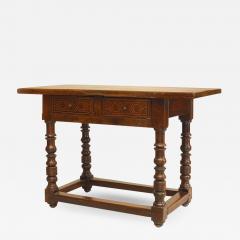 English Renaissance Style Oak Console Table - 1430525