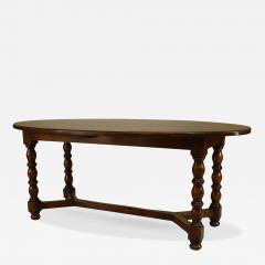 English Renaissance Style Oak Refectory Table - 4689859