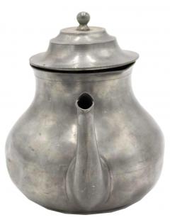 English Renaissance Style Pewter Teapot - 4321678