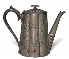 English Renaissance Style Pewter Teapot - 4321731