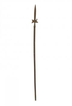 English Renaissance Style Wood and Iron Halberd - 4522217