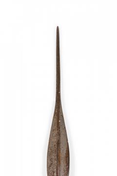 English Renaissance Style Wood and Iron Halberd - 4660791