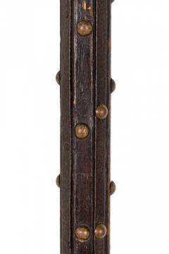 English Renaissance Style Wood and Iron Halberd - 4660792