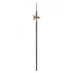 English Renaissance Style Wood and Iron Halberd - 4690160