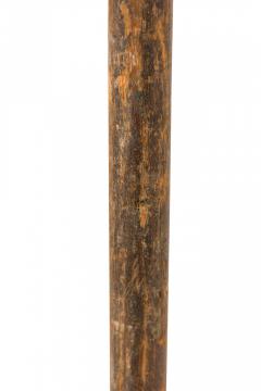 English Renaissance Style Wood and Iron Spear - 4661616