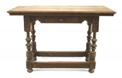 English Renaissance Walnut Console Table - 1428708