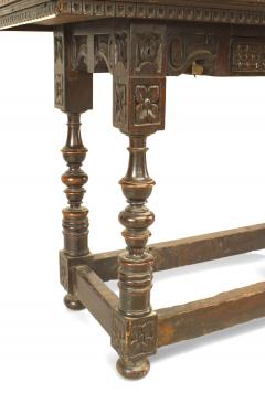 English Renaissance Walnut Console Table - 1428710