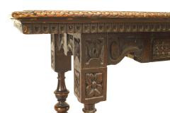 English Renaissance Walnut Console Table - 1428711