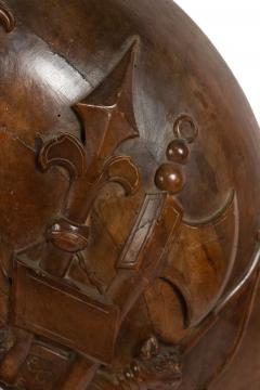 English Renaissance Walnut Military Wall Plaque - 4201406