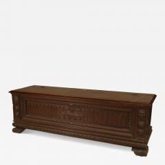 English Renaissance Walnut Trunk - 4529209