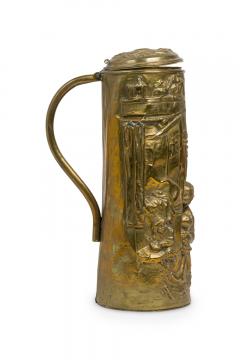English Renaissance style Brass Stein Form Umbrella Stand - 4200413