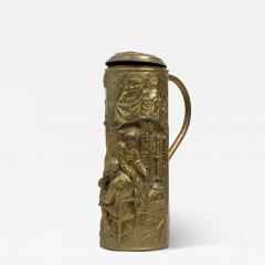 English Renaissance style Brass Stein Form Umbrella Stand - 4263187