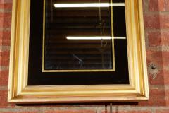 English Reverse Painted Gold Mirror in Gilt Frame - 2012360