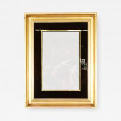 English Reverse Painted Gold Mirror in Gilt Frame - 2013087