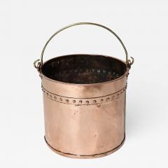 English Riveted Copper Bucket - 665233