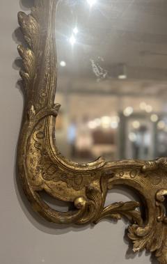 English Rococo Gilt Wood Mirror - 3132939