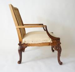 English Rococo Style Gainsborough Library Chair Manner of Giles Grendey - 788844