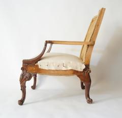 English Rococo Style Gainsborough Library Chair Manner of Giles Grendey - 788861