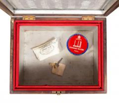 English Rosewood And Brass Humidor On Stand - 4137927