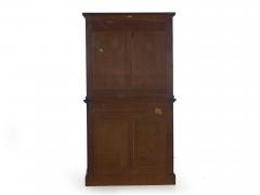 English Rosewood Antique Humidor Cabinet by Mellier Co London circa 1880 - 4497117