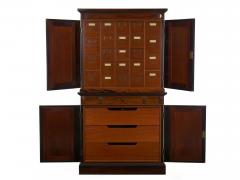 English Rosewood Antique Humidor Cabinet by Mellier Co London circa 1880 - 4497119