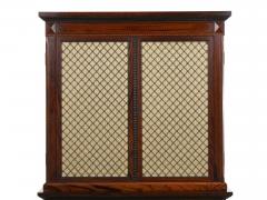 English Rosewood Antique Humidor Cabinet by Mellier Co London circa 1880 - 4497120