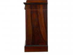 English Rosewood Antique Humidor Cabinet by Mellier Co London circa 1880 - 4497125