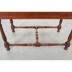 English Rosewood Marble Center Table - 2646513